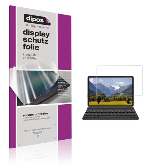 2x Schutzfolie klar für TABWEE T20 Display-Schutzf (1)