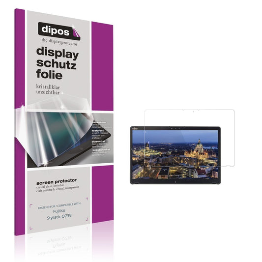 2x Schutzfolie klar für Fujitsu Stylistic Q739 Dis (1)