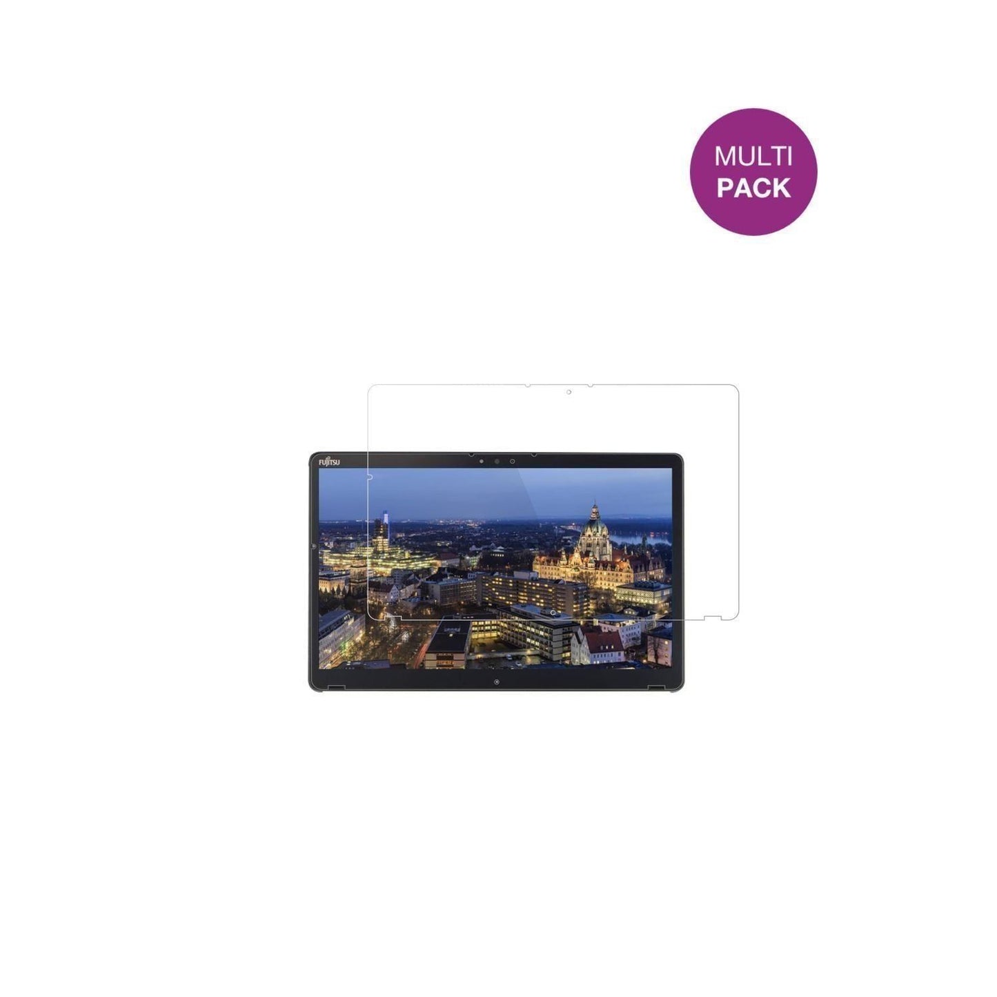 2x Schutzfolie klar für Fujitsu Stylistic Q739 Dis (2)