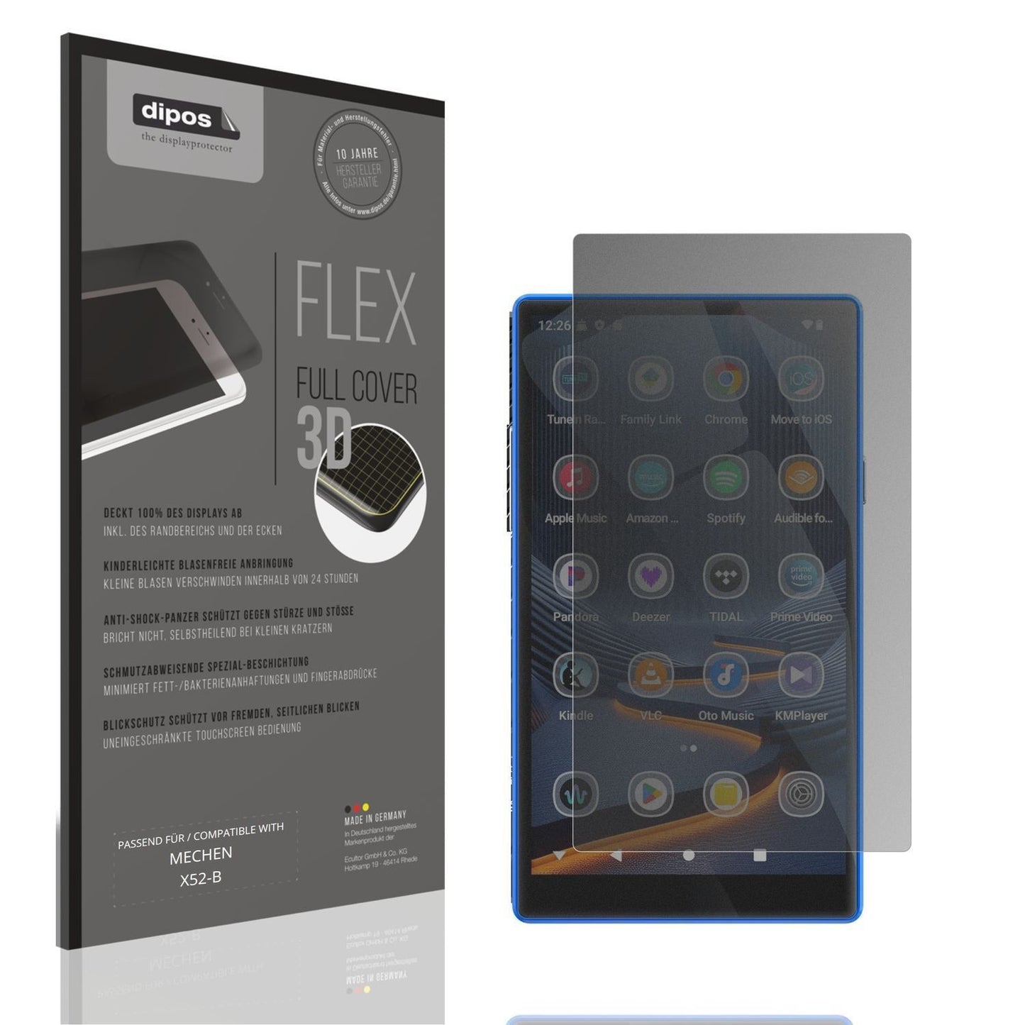 Full Cover Privacy Blickschutzfolie für MECHEN X52 (1)