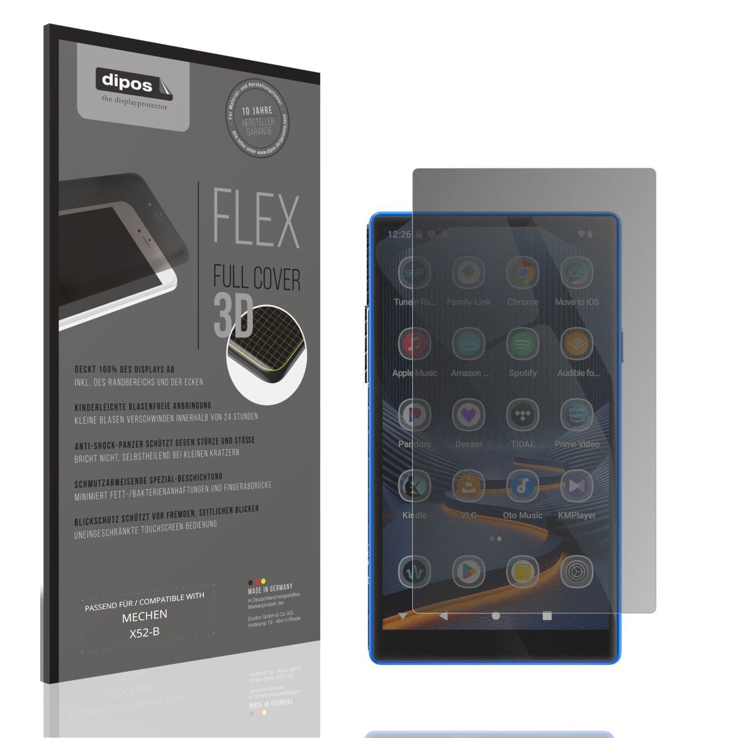 Full Cover Privacy Blickschutzfolie für MECHEN X52 (1)