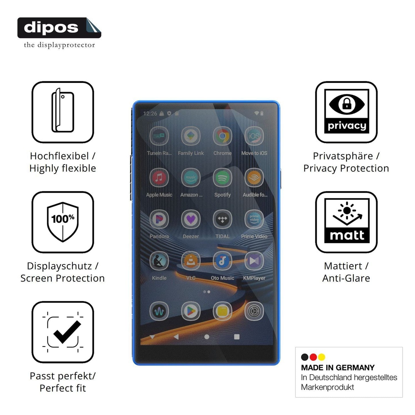 Full Cover Privacy Blickschutzfolie für MECHEN X52 (5)