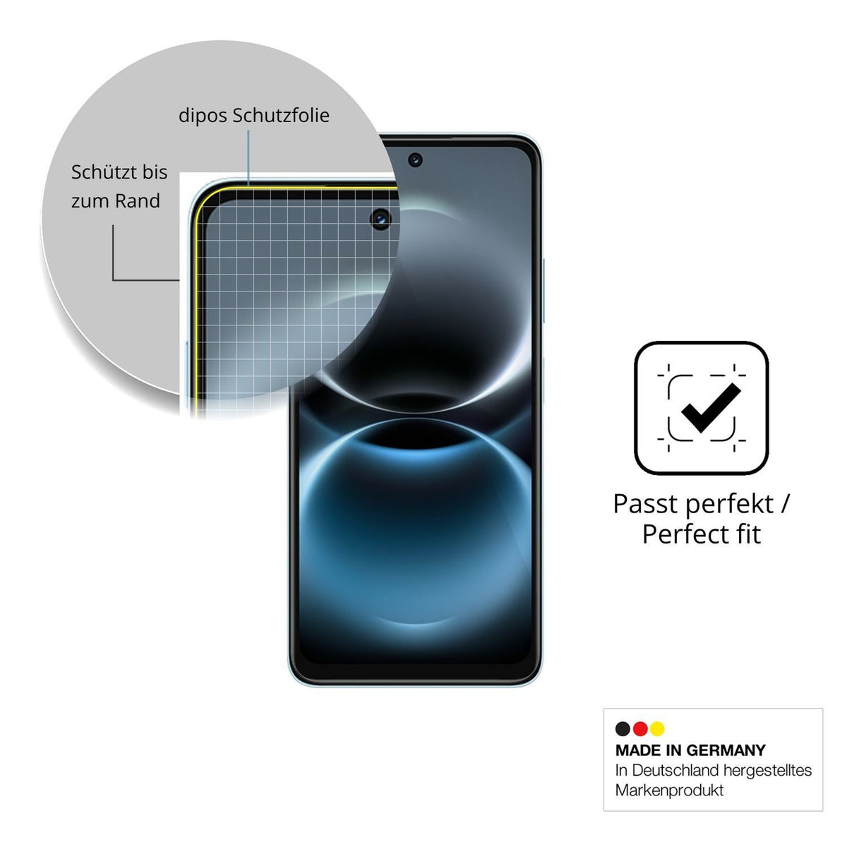 2x 3D Full Cover Schutzfolie für Huawei Nova Y74 (6)