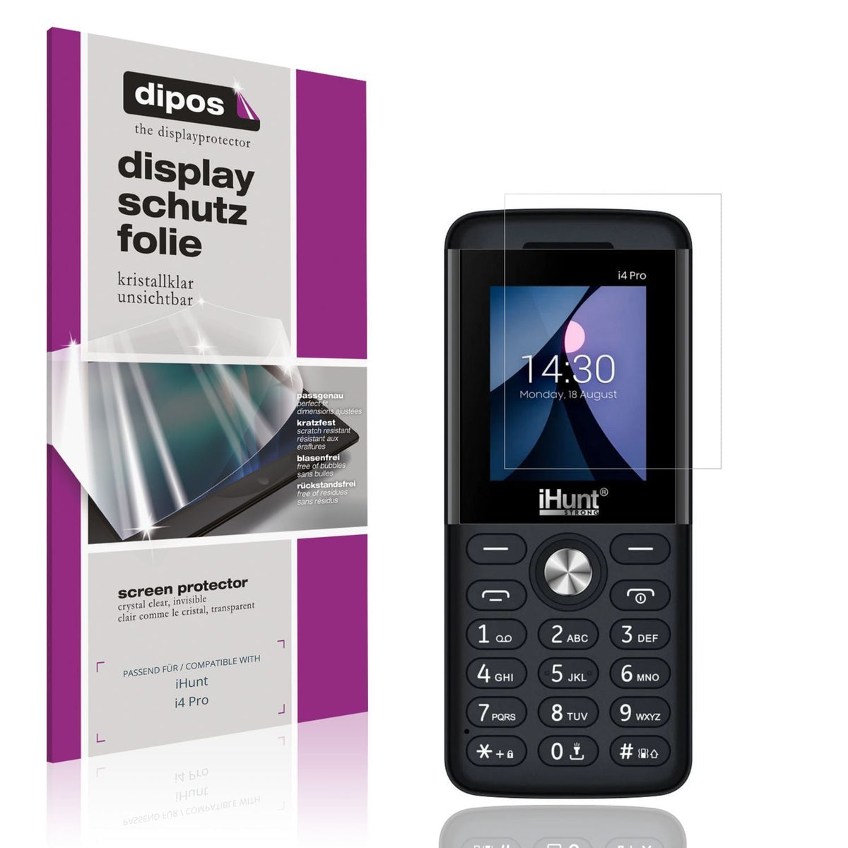 4x Schutzfolie klar für iHunt i4 Pro Display-Schut (1)