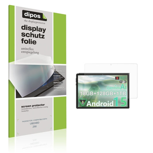 2x Schutzfolie matt für UBDXBD Z90 Display-Schutzf (1)