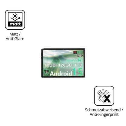 2x Schutzfolie matt für UBDXBD Z90 Display-Schutzf (5)