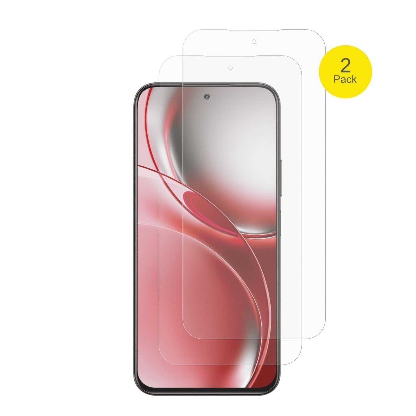 2x Full Cover Schutzfolie matt für Realme P4R (2)