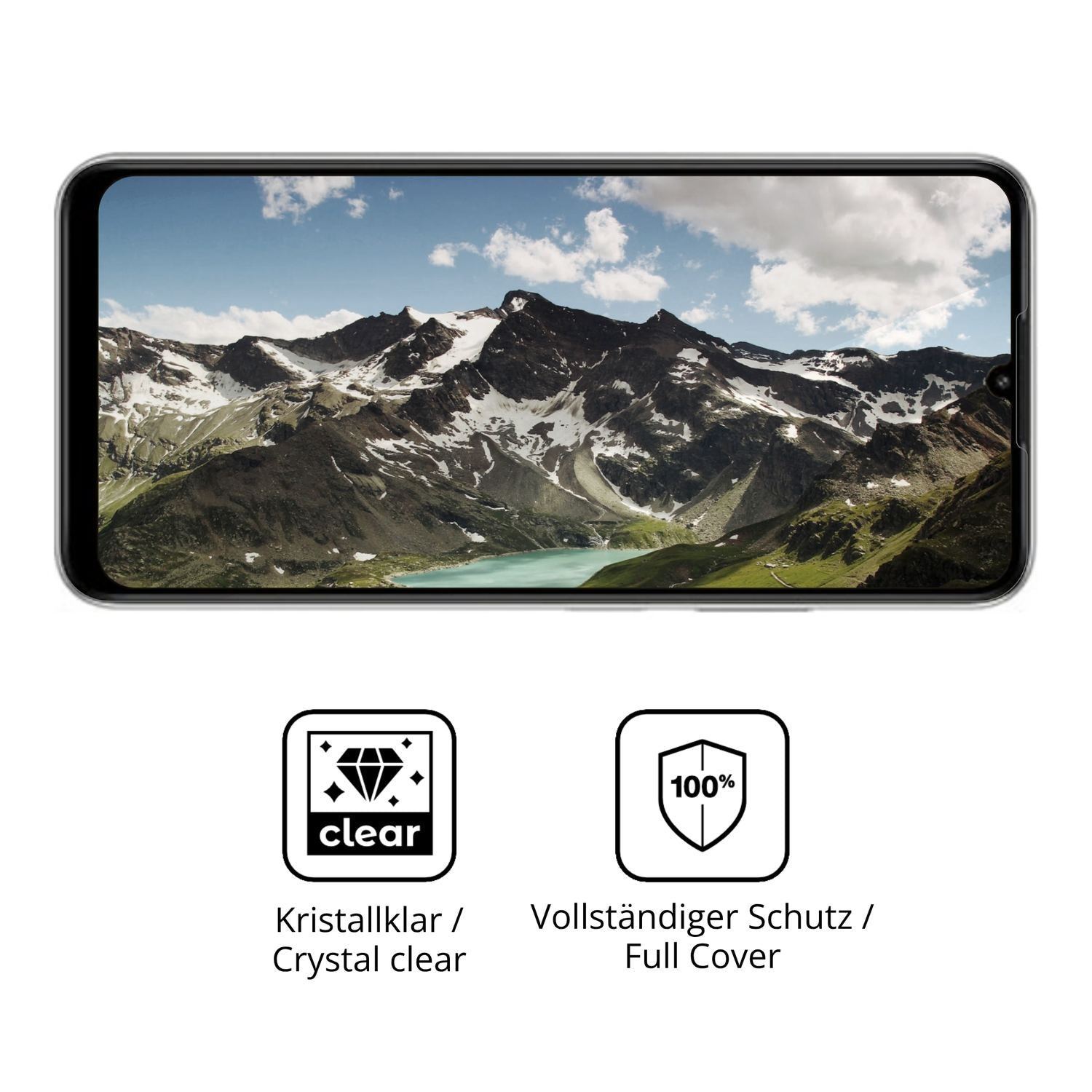 2x 3D Full Cover Schutzfolie für Lava Smart 4 Plus (5)