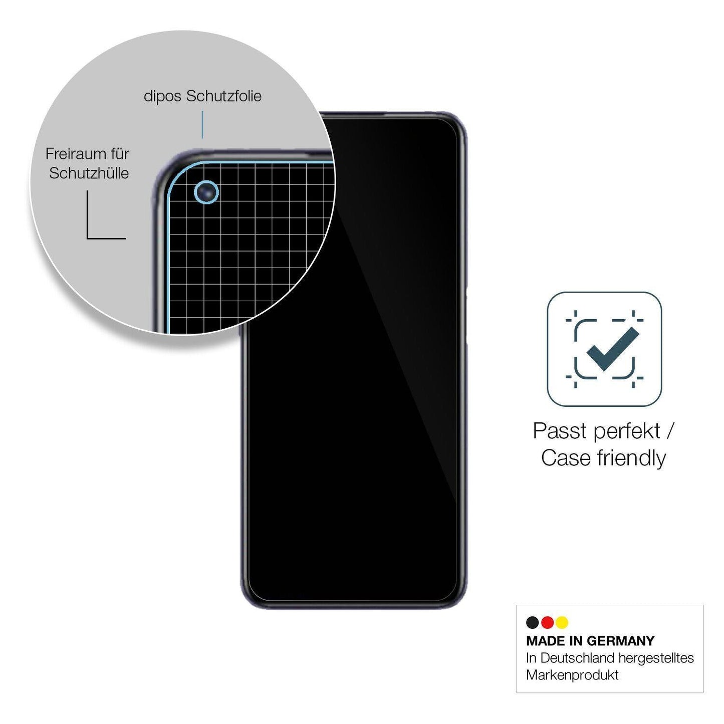 1x 9H Schutzfolie für Realme Q3S Panzerfolie (6)