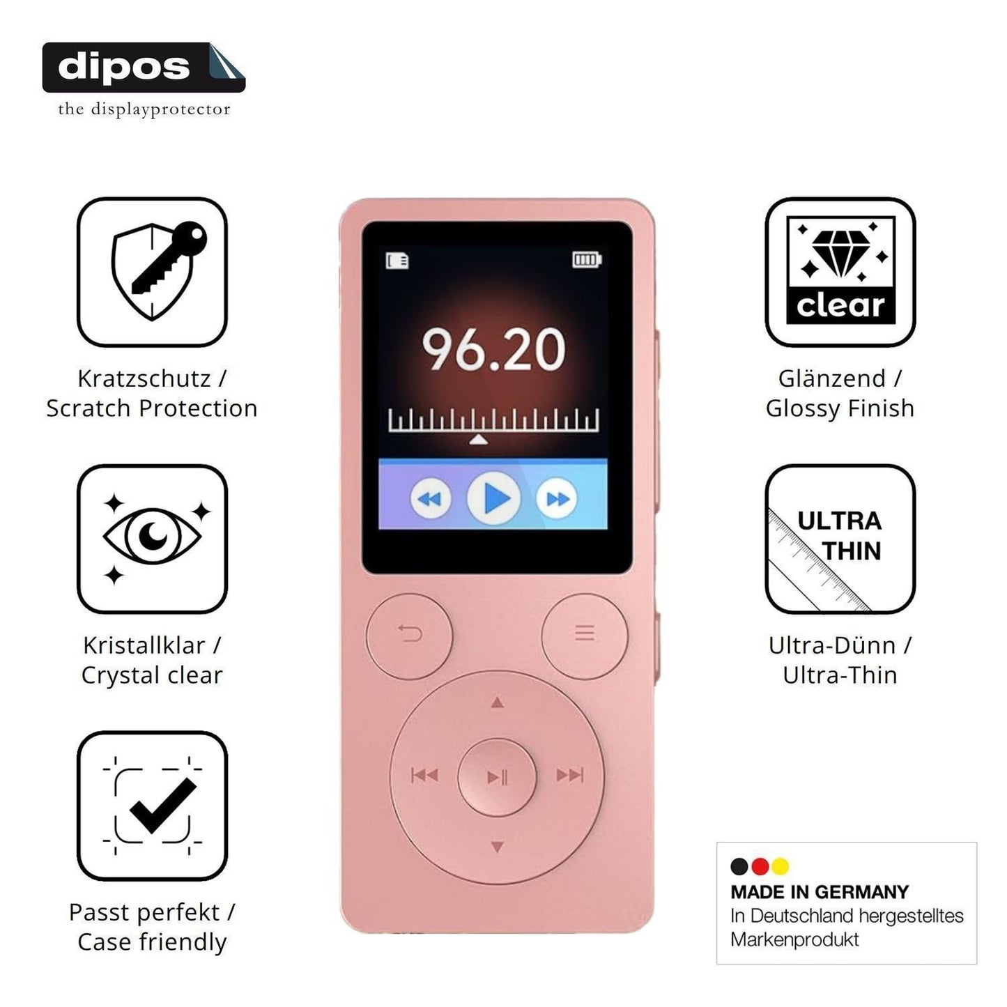 4x Schutzfolie klar für ODEJOI X91 Display-Schutzf (7)