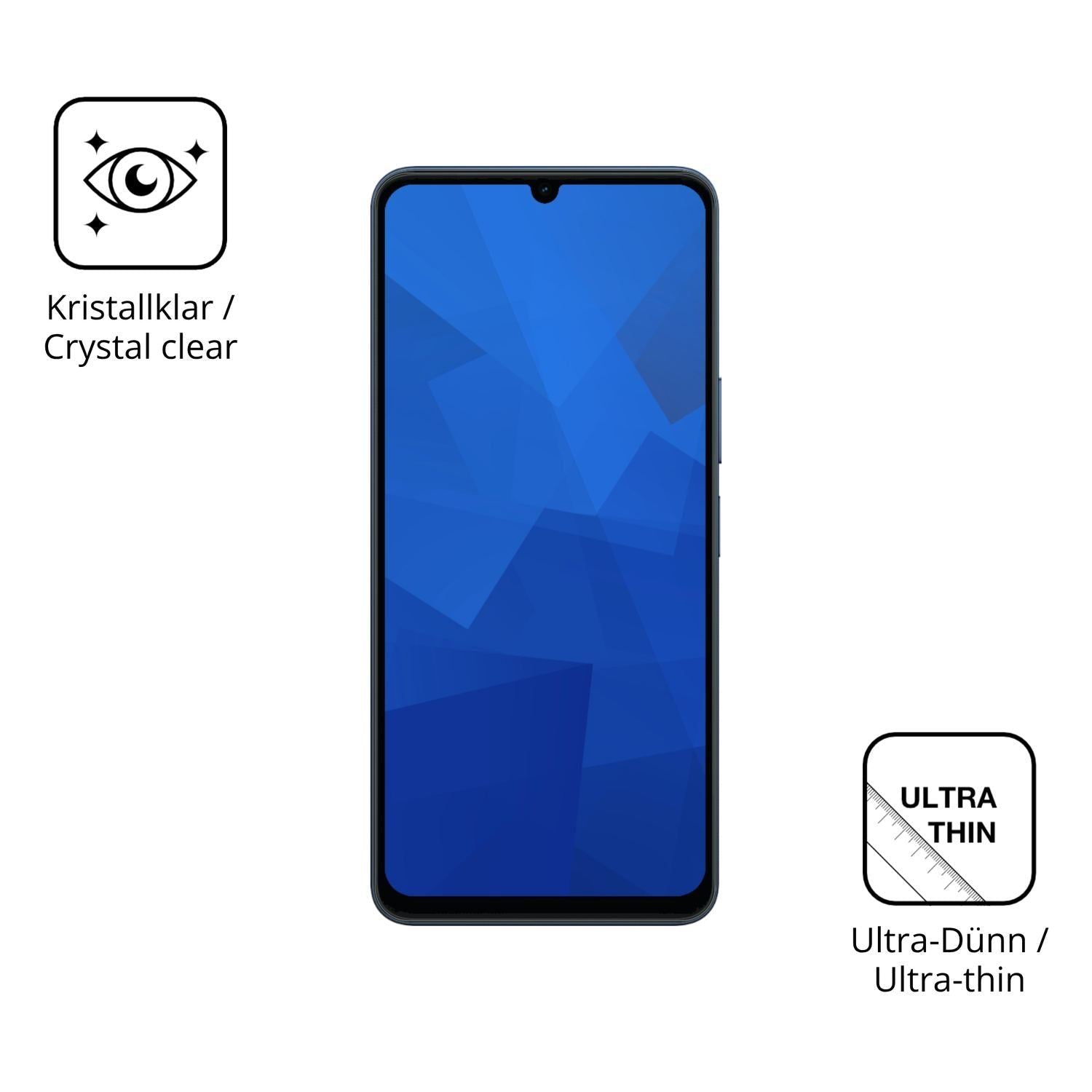 4x Schutzfolie klar für Vivo Y11e Display-Schutzfo (5)