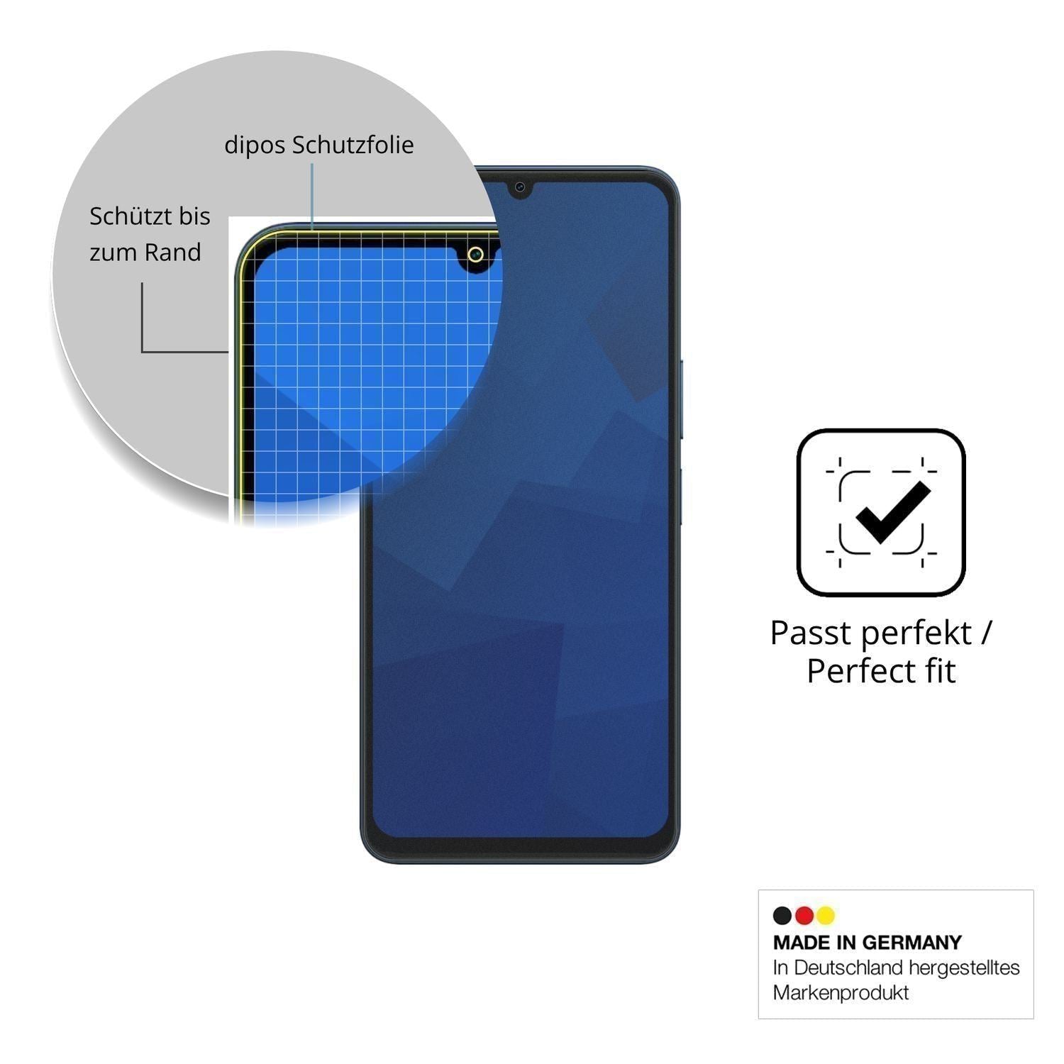 Blickschutzfolie für Vivo Y11e matt Schutzfolie Pr (4)