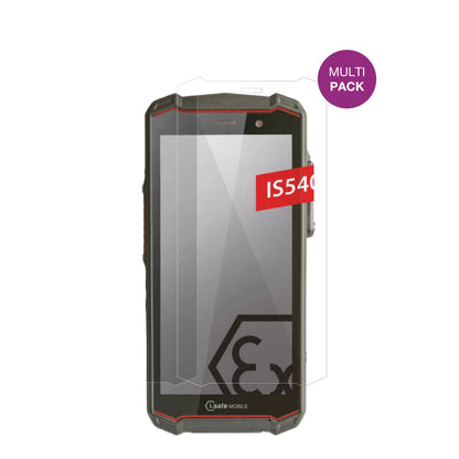 4x Schutzfolie klar für i.safe MOBILE IS540.M1 Dis (2)