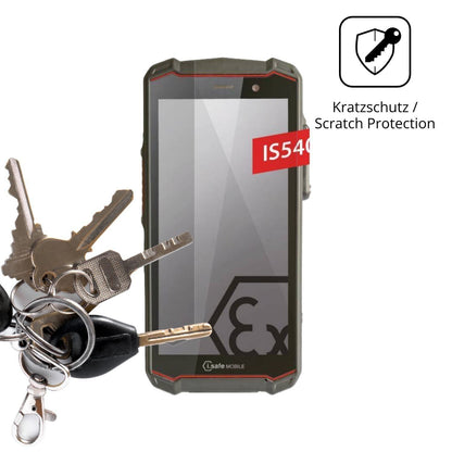 4x Schutzfolie klar für i.safe MOBILE IS540.M1 Dis (4)