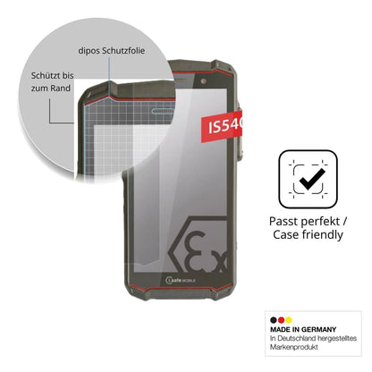 2x 9H Schutzfolie matt für i.safe MOBILE IS540.M1  (6)