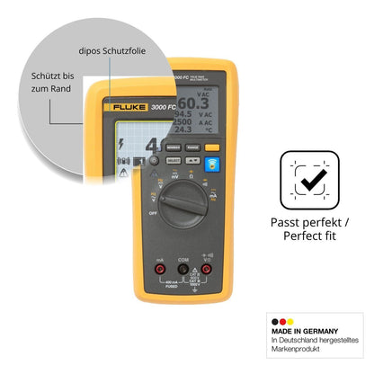 Blickschutzfolie für Fluke 3000 FC matt Schutzfoli (4)