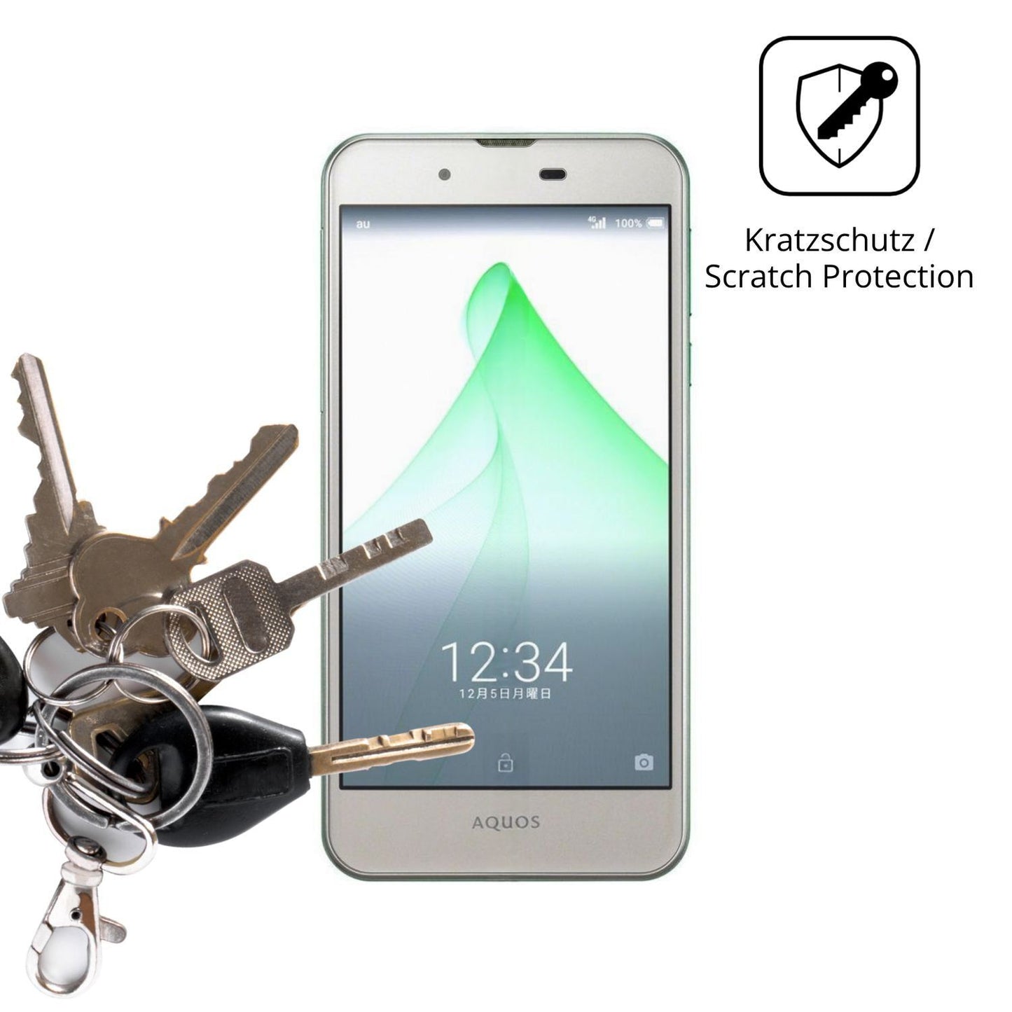 4x Schutzfolie matt für Sharp Aquos SHV37 Display- (4)