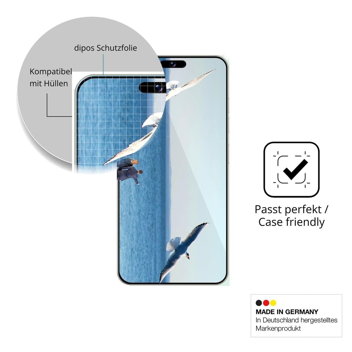 4x Schutzfolie klar für Fine Life Pro A18 Pro Disp (6)