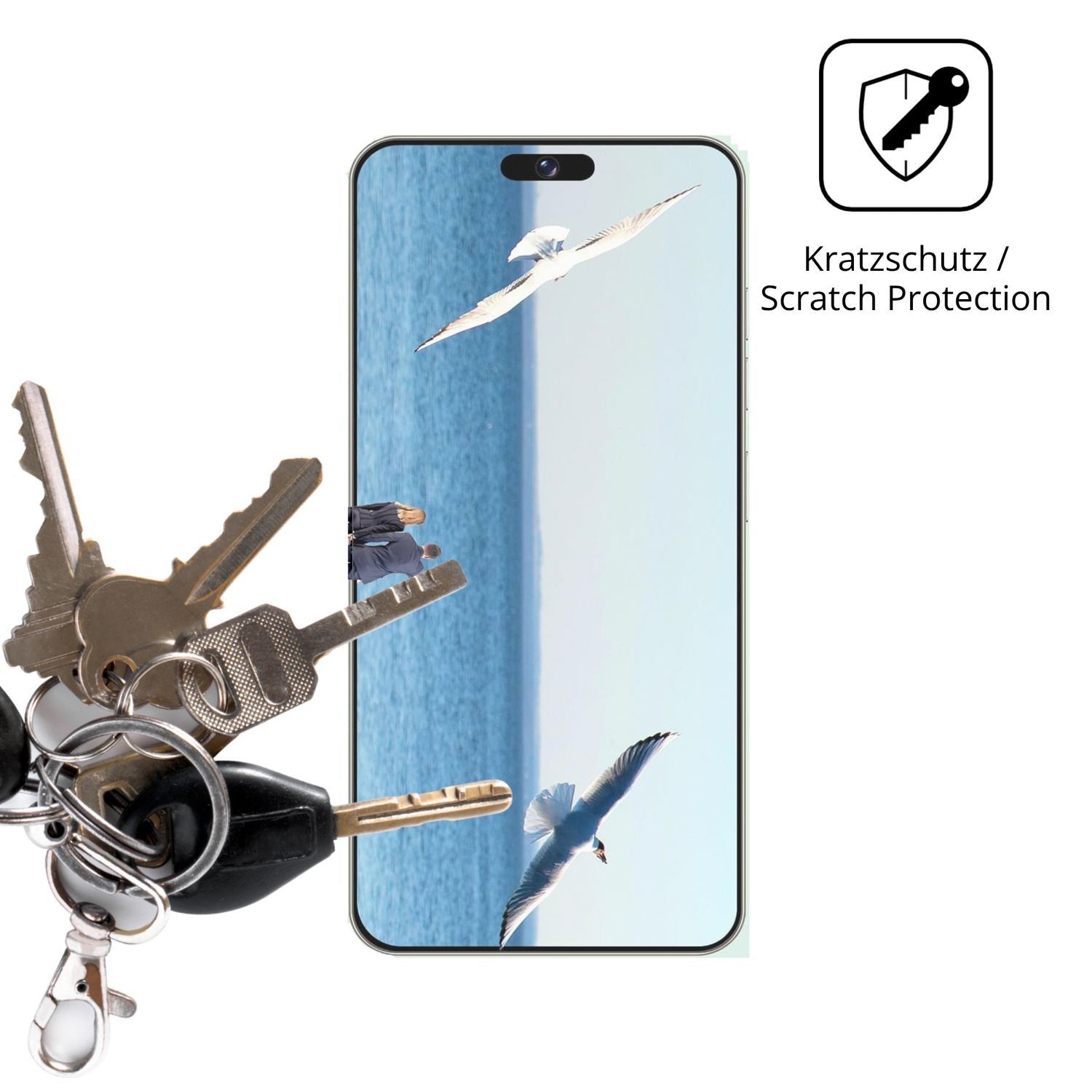 4x Schutzfolie matt für Fine Life Pro A18 Pro Disp (4)