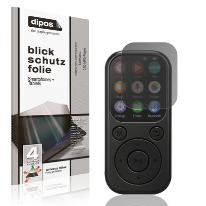 Blickschutzfolie für Taichaeu 01D MP3-Player matt  (1)