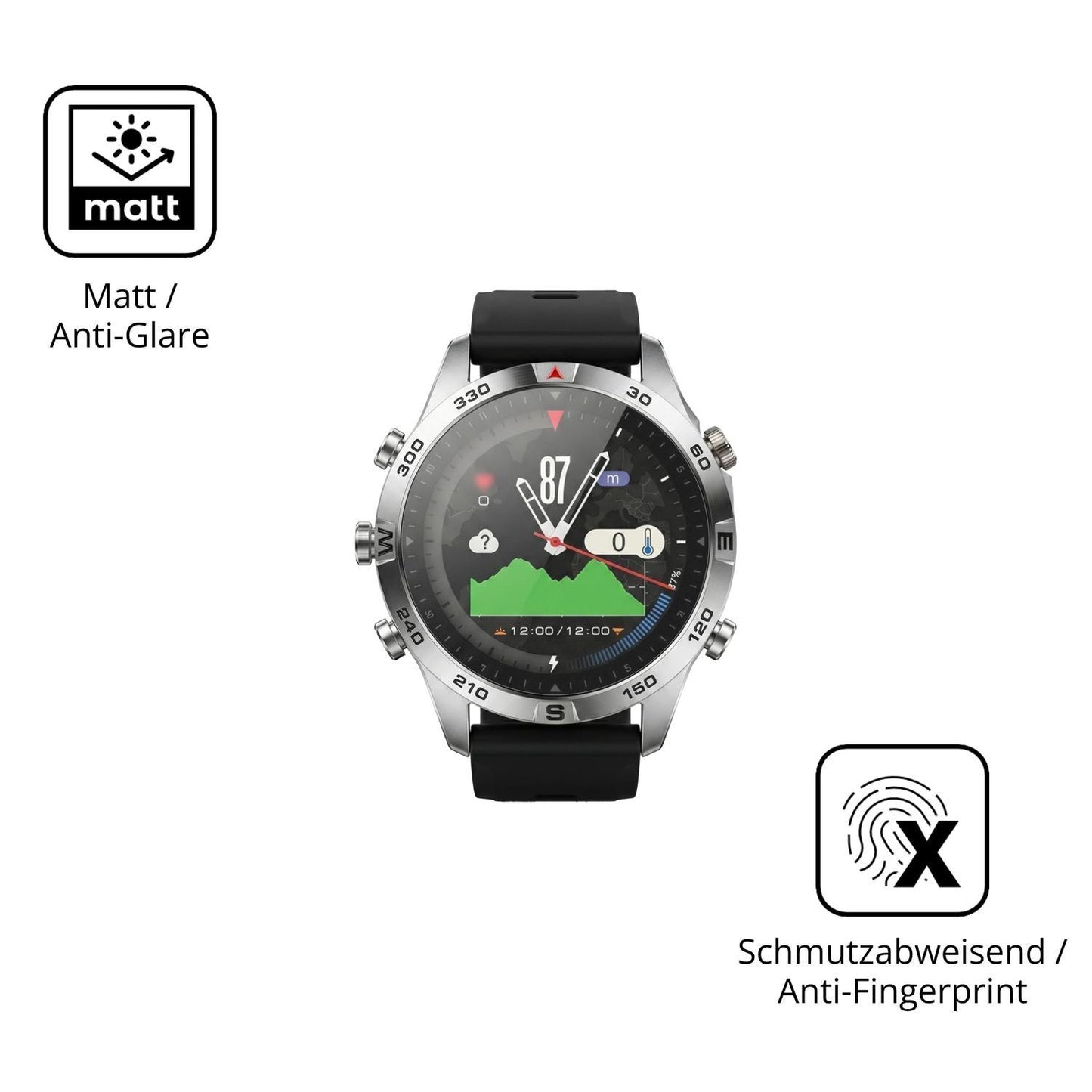 6x Schutzfolie matt für MechKit G7 Display-Schutzf (5)