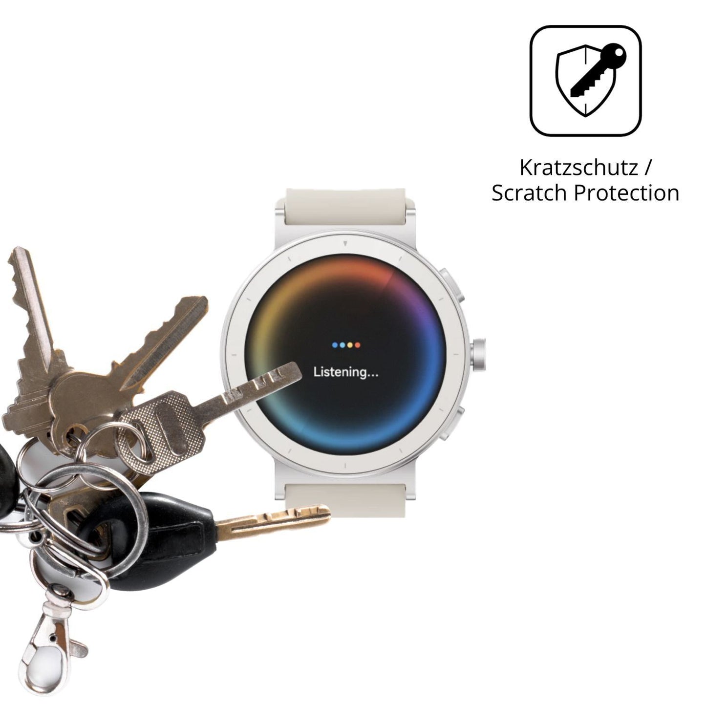 6x Schutzfolie matt für Realme Watch S5 Display-Sc (4)