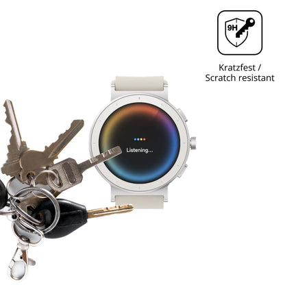 2x 9H Schutzfolie matt für Realme Watch S5 Panzerf (3)