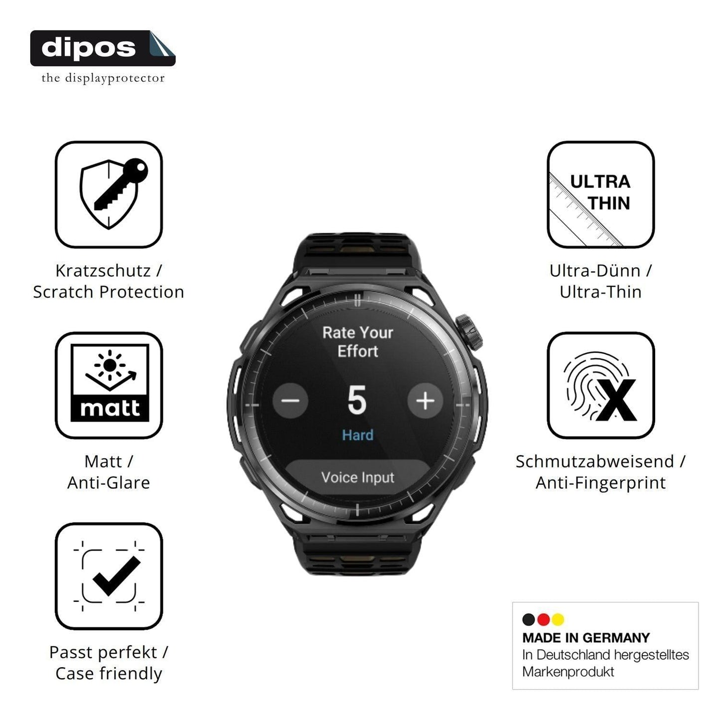 6x Schutzfolie matt für Amazfit Balance 3 Display- (7)
