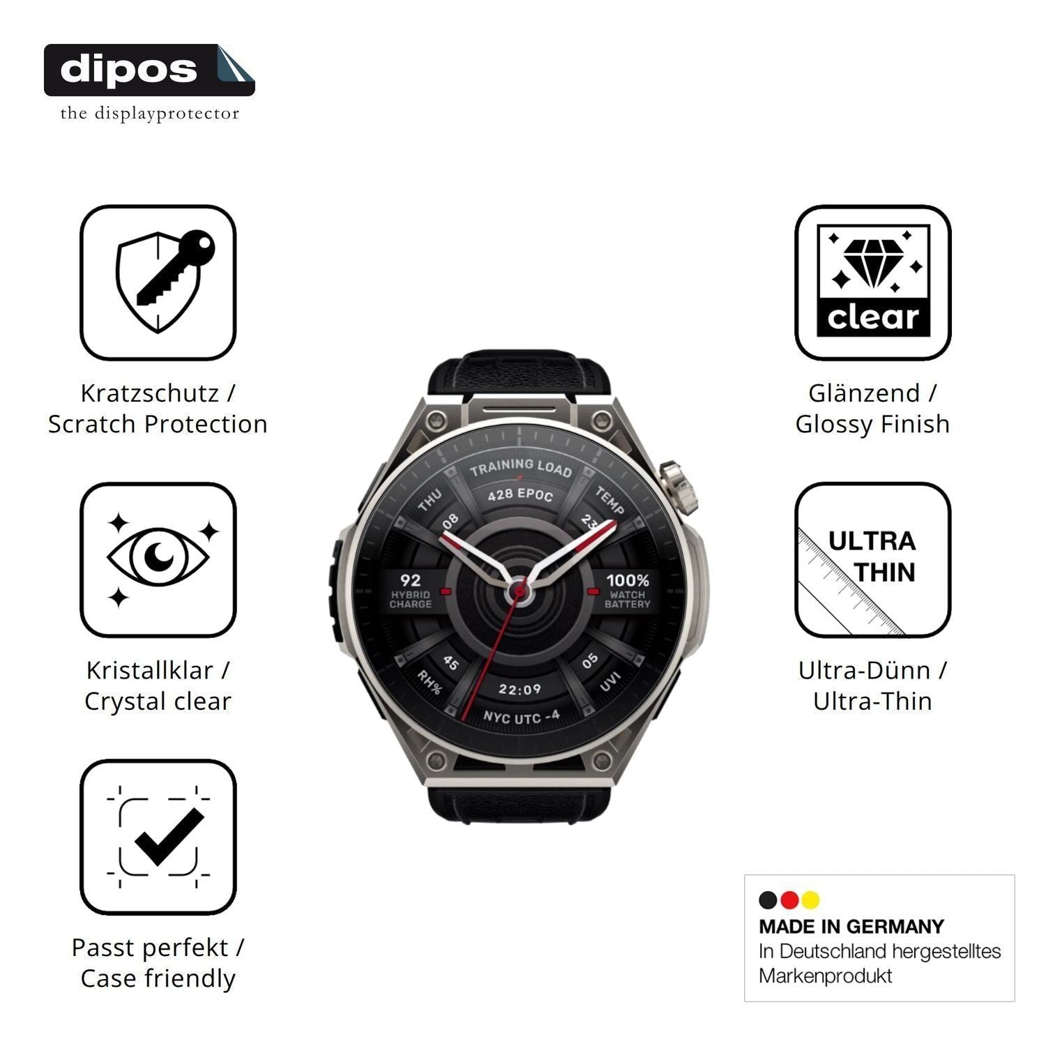 6x Schutzfolie klar für Amazfit Balance Ultra Disp (7)
