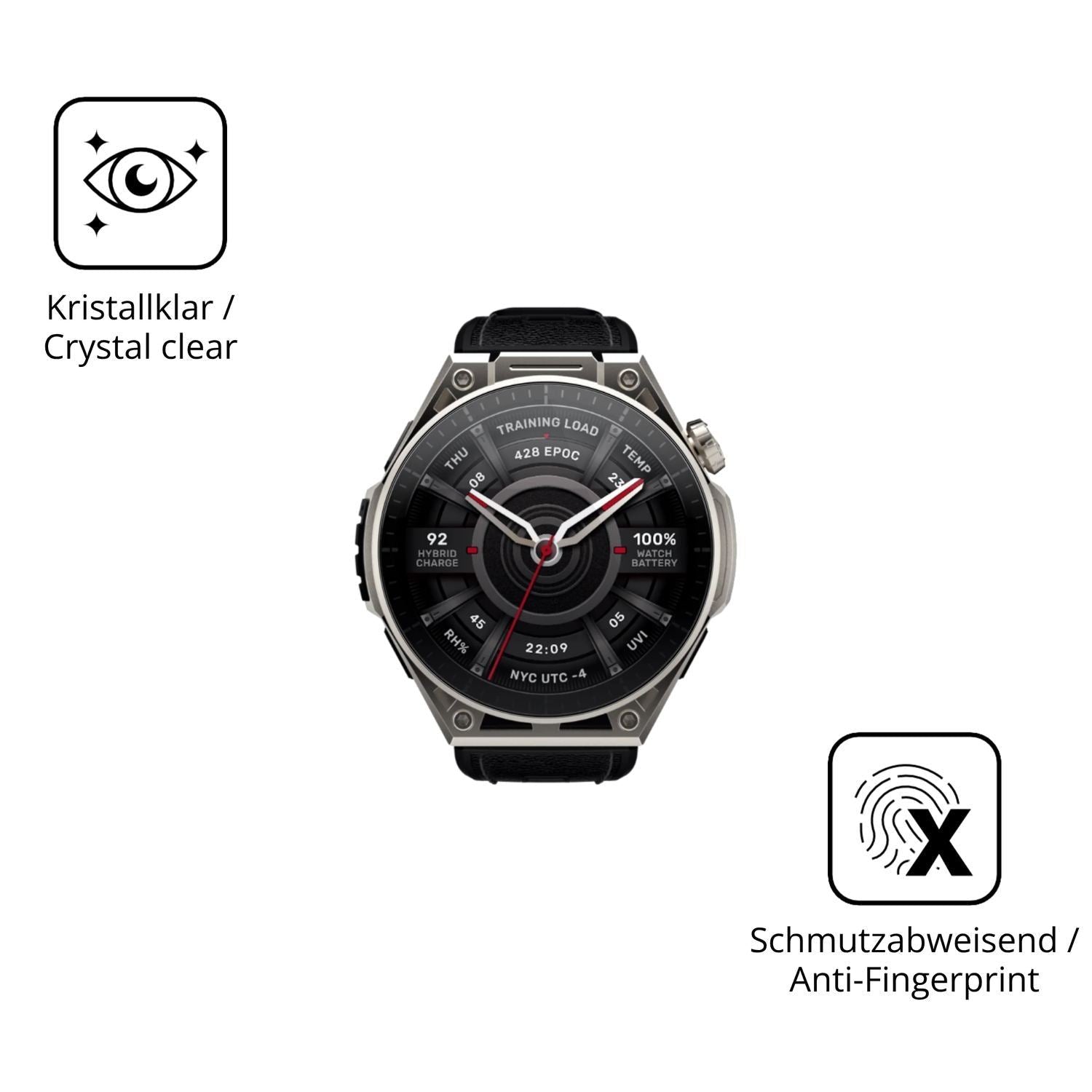 2x 9H Schutzfolie für Amazfit Balance Ultra Panzer (5)