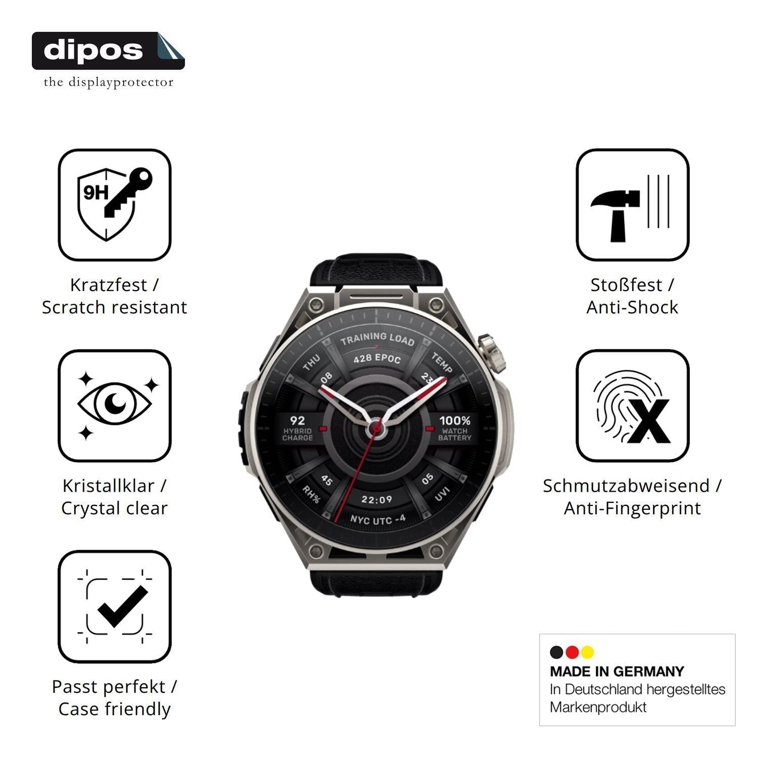 2x 9H Schutzfolie für Amazfit Balance Ultra Panzer (7)
