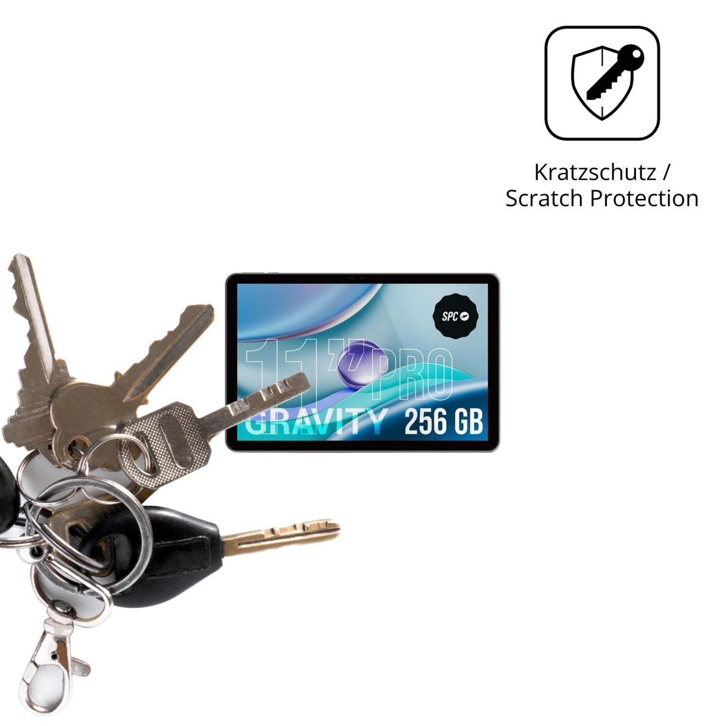 2x Schutzfolie klar für SPC GRAVITY PRO 11 Display (4)