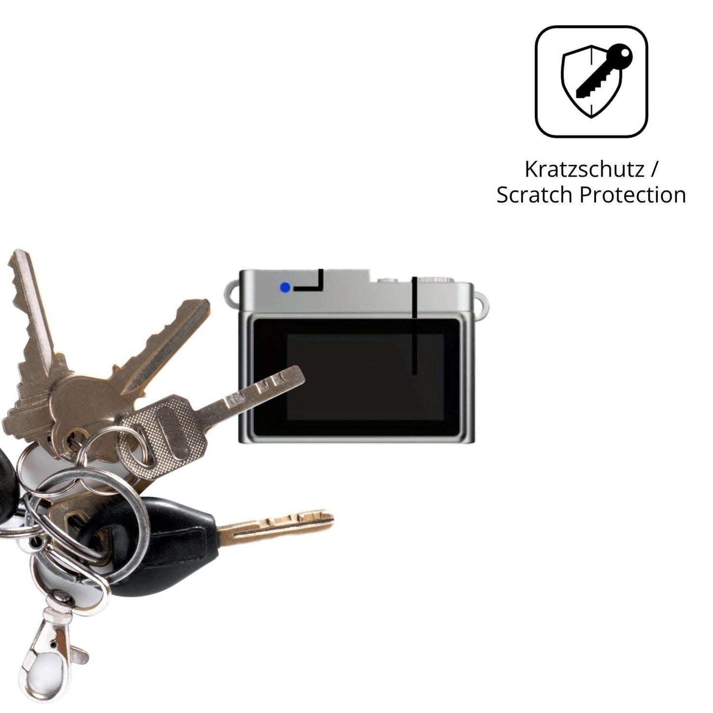 4x Schutzfolie klar für Ouitble Mini Kamera 0.96 Z (4)