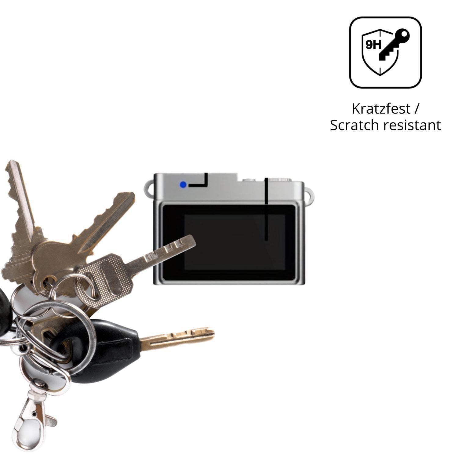 2x 9H Schutzfolie für Ouitble Mini Kamera 0.96 Zol (3)