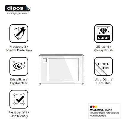 4x Schutzfolie klar für Apexcam X80 Pro Display-Sc (7)