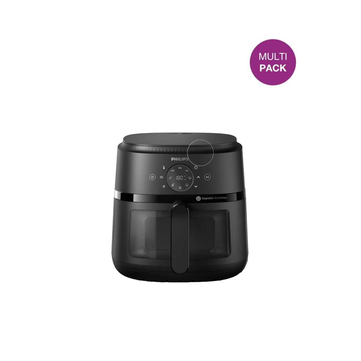 2x Schutzfolie klar für Philips Airfryer 2000 Seri (2)