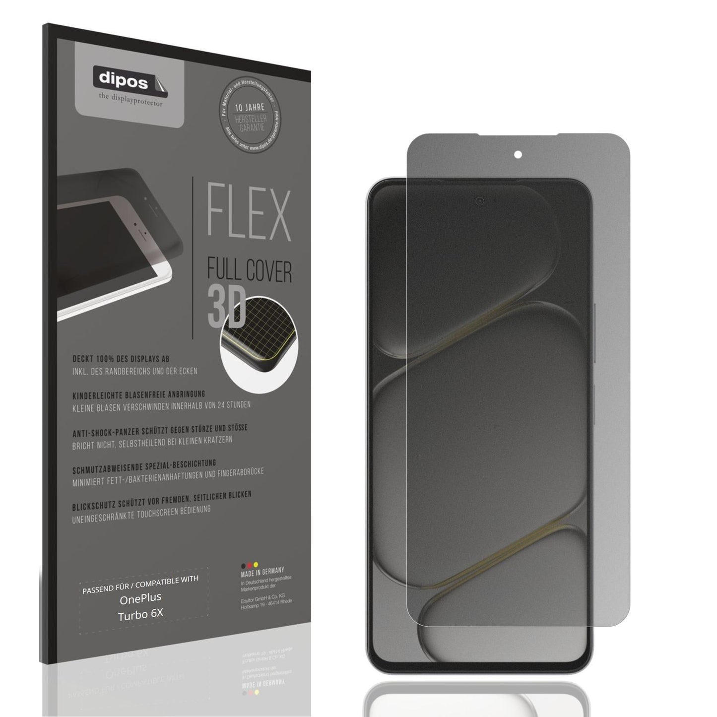 Full Cover Privacy Blickschutzfolie für OnePlus Tu (1)