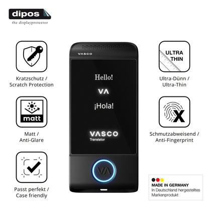 4x Schutzfolie matt für Vasco Translator M4 Displa (7)
