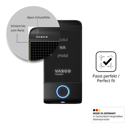 Blickschutzfolie für Vasco Translator M4 matt Schu (4)