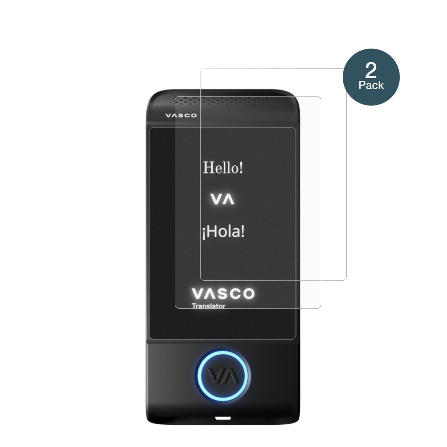 2x 9H Schutzfolie matt für Vasco Translator M4 Pan (2)