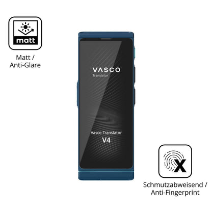 4x Schutzfolie matt für Vasco Translator V4 Displa (5)