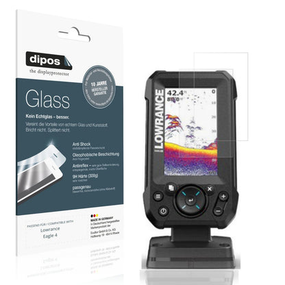 2x 9H Schutzfolie matt für Lowrance Eagle 4 Panzer (1)
