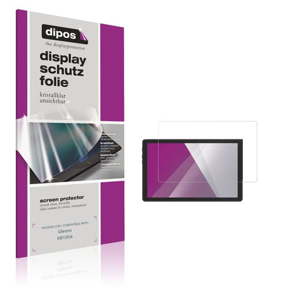 2x Schutzfolie klar für Gleeso KB1004 Display-Schu (1)