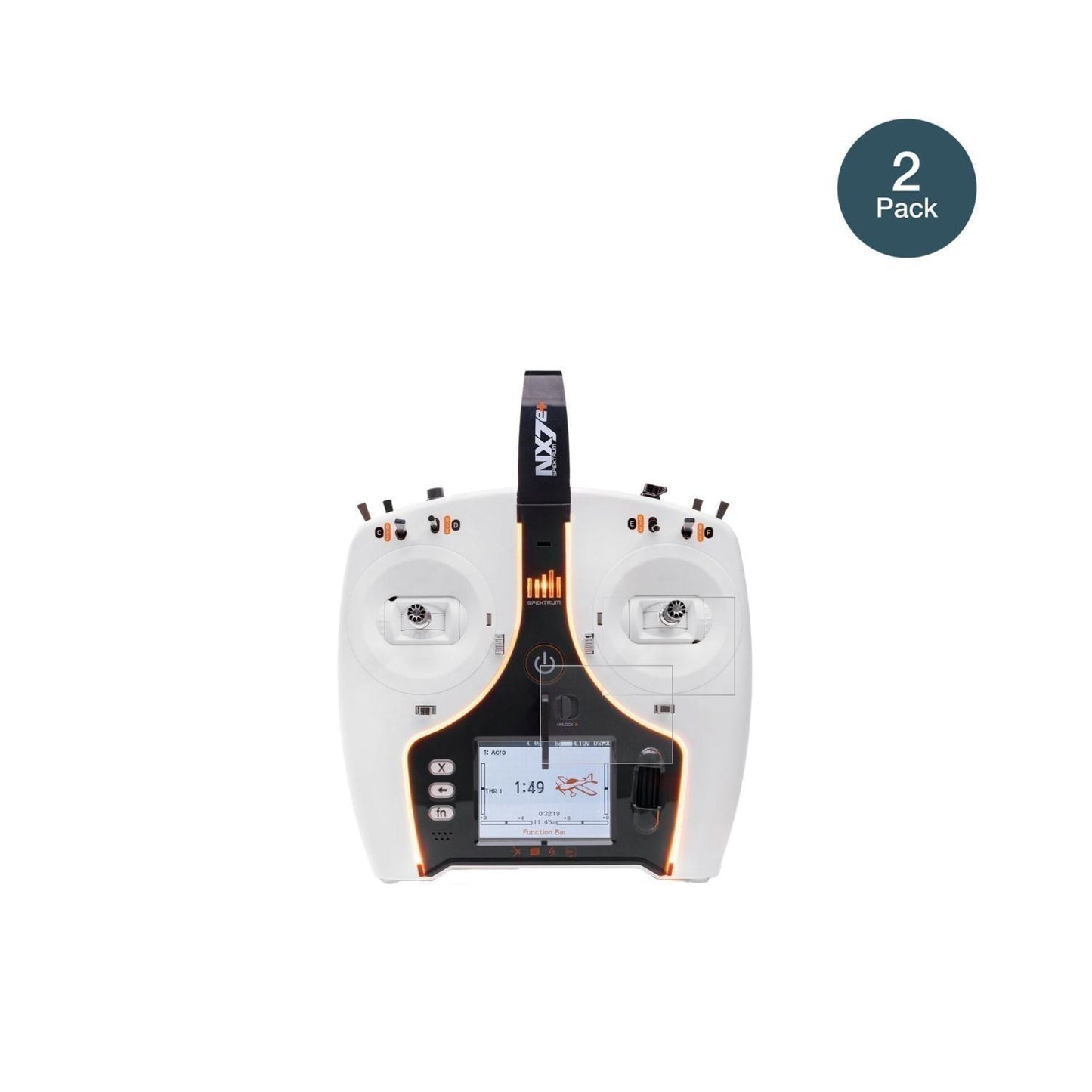 2x 9H Schutzfolie matt für Spektrum NX7e Plus Panz (2)