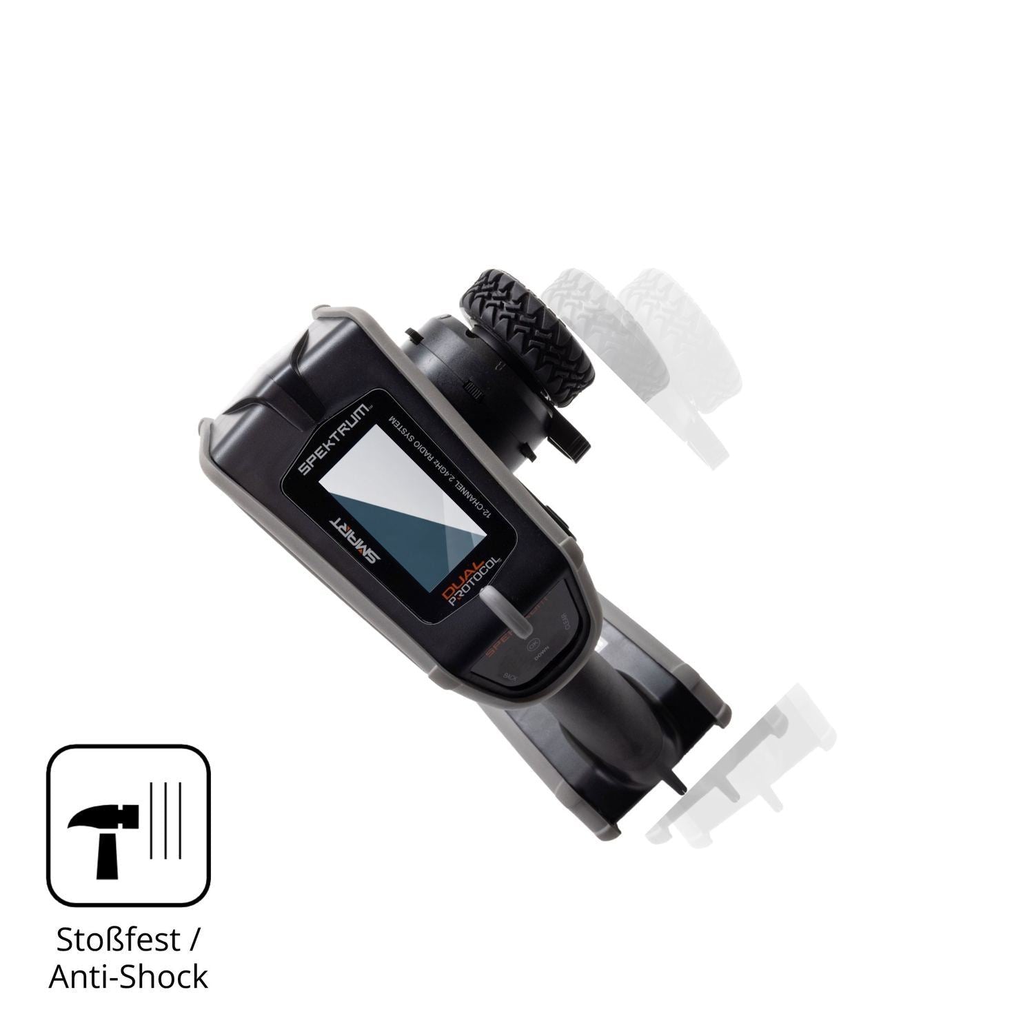 2x 9H Schutzfolie für Spektrum DX Rugged Plus Panz (4)