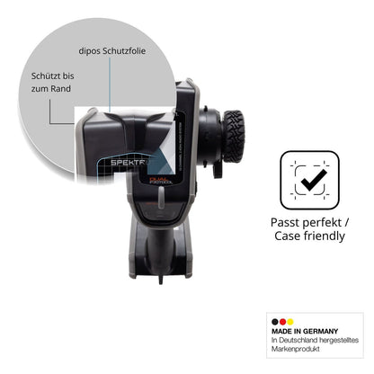 2x 9H Schutzfolie für Spektrum DX Rugged Plus Panz (6)