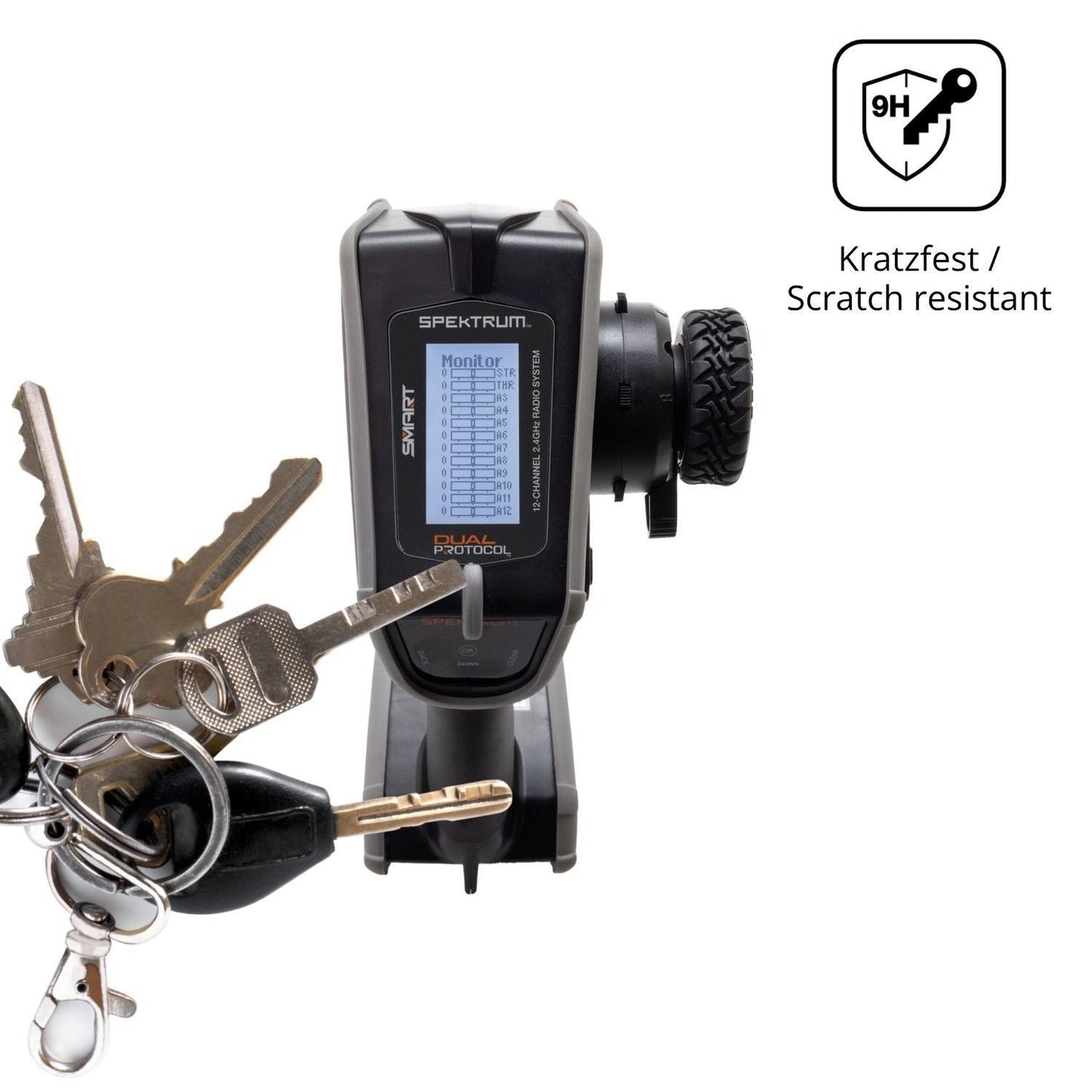 2x 9H Schutzfolie matt für Spektrum DX Rugged Plus (3)