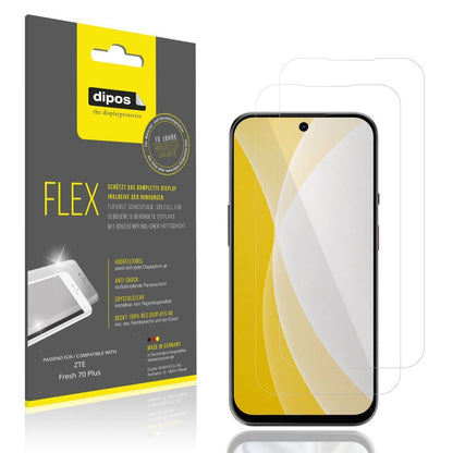 2x 3D Full Cover Schutzfolie für ZTE Fresh 70 Plus (1)