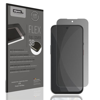 Full Cover Privacy Blickschutzfolie für ZTE Fresh  (1)