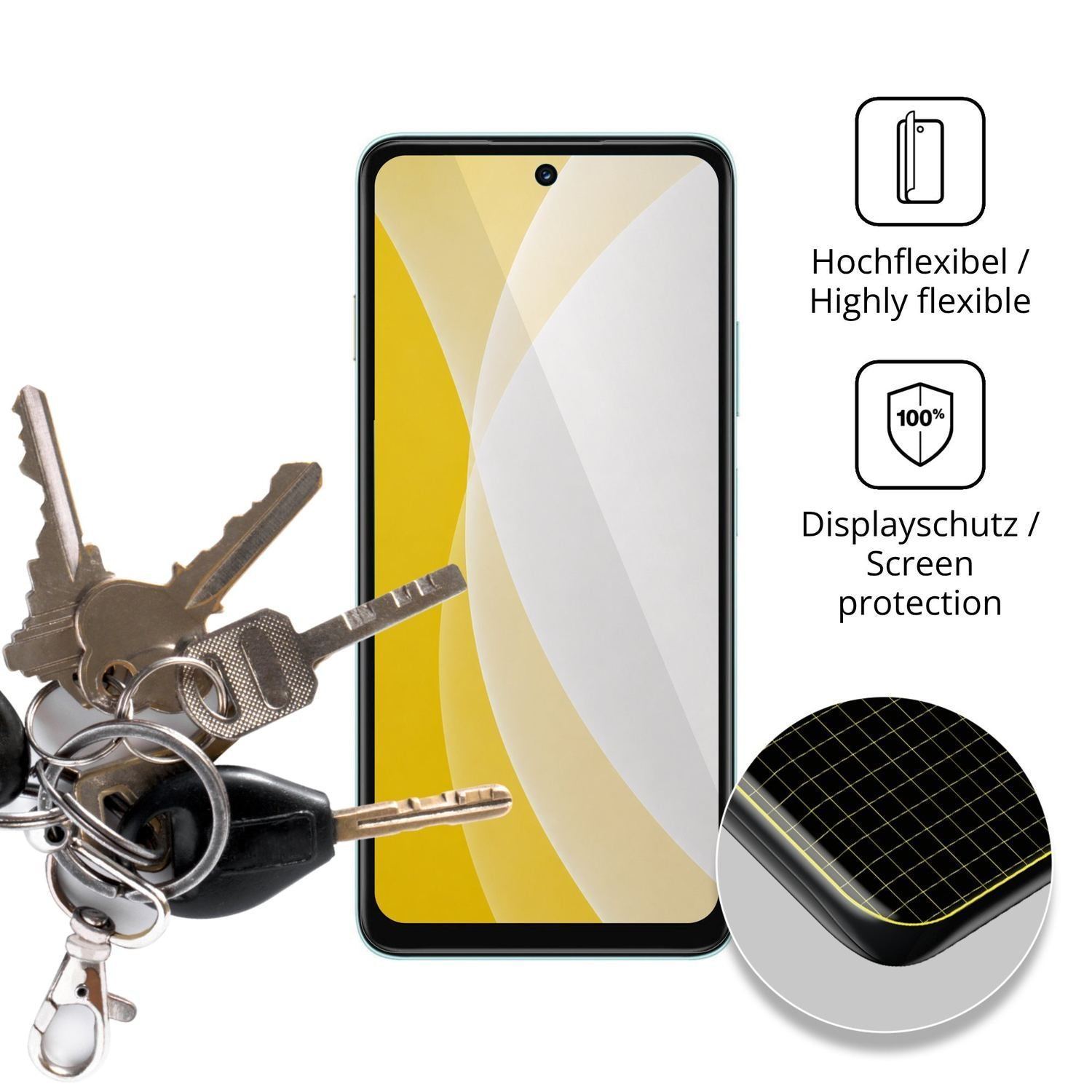 2x 3D Full Cover Schutzfolie für Huawei Nova Y73s (3)